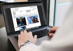 construction project documentation, Insite LMS in use - Site Manager uses Insite LMS on laptop
